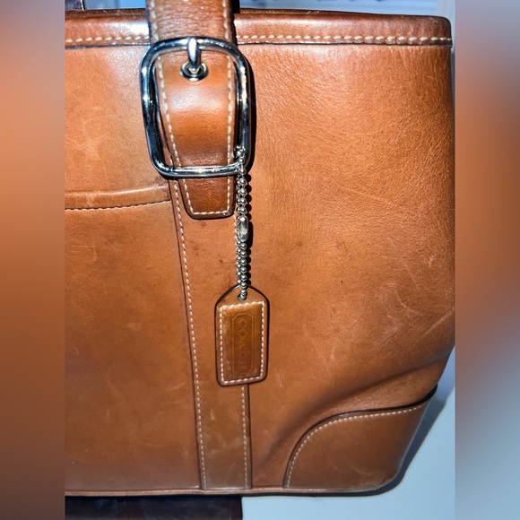 Coach 7588 | Y2K Brown Leather Small Carryall/Tote - Picture 3 of 13